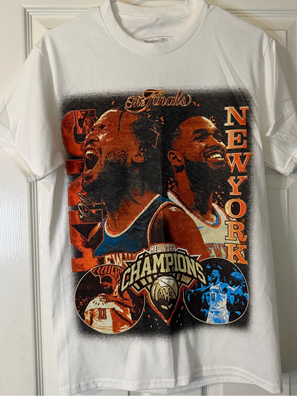 New York Champions Graphic White Men's T‑Shirt